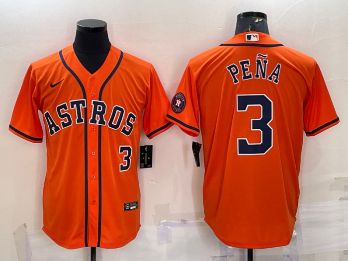 Houston Astros Limited Jersey Orange Fan Version NO.3 PENA