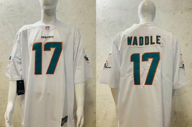 Miami Dolphins Jersey White NO.17 WADDLE