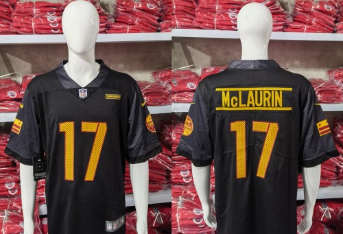 Washington Commanders Jersey Black NO.17 McLAURIN