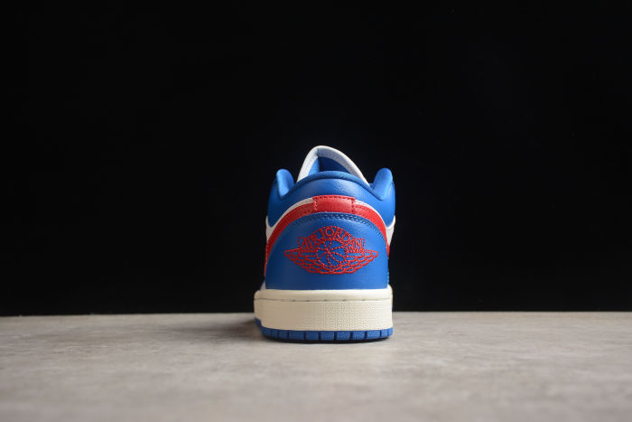 Air Jordan 1 Low Shoes Sport Blue Gym Red White DC0774-416