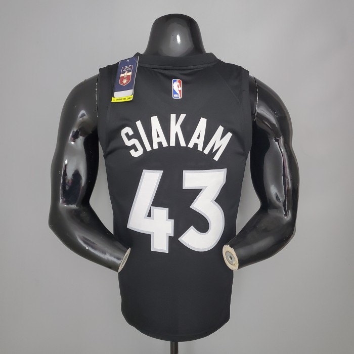 Pascal Siakam Toronto Raptors Bonus Edition 2020/21 Swingman Jersey Black and Purple