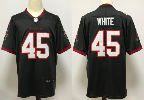 Tampa Bay Buccaneers Alternate Game Jersey Grey NO.45 WHITE