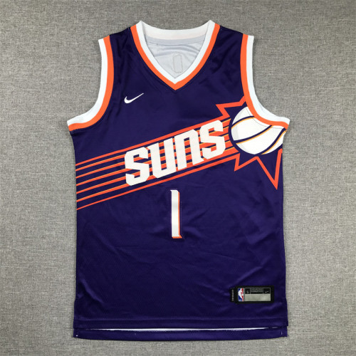 Phoenix Suns KIds Jersey Purple Association Edition  23/24 NO.1 BOOKER