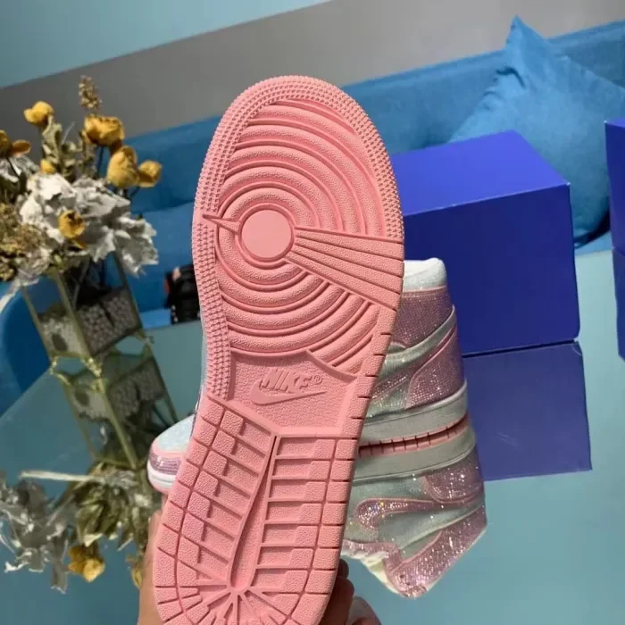 Air Jordan 1 Diamond DIY Pink