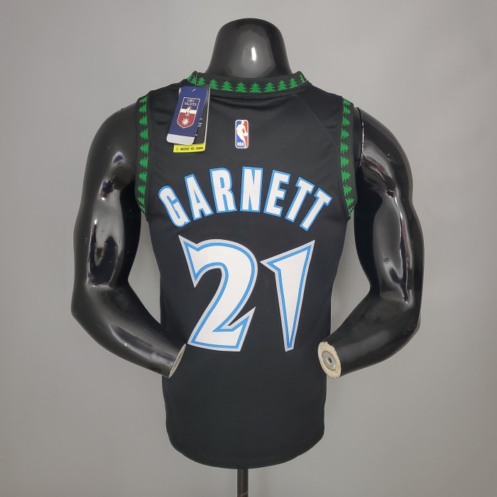 Kevin Garnett Minnesota Timberwolves 2018 Retro Swingman Jersey Black