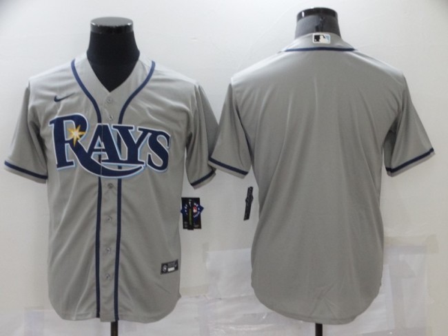 Tampa Bay Rays Jersey Grey Fan Version NO Number