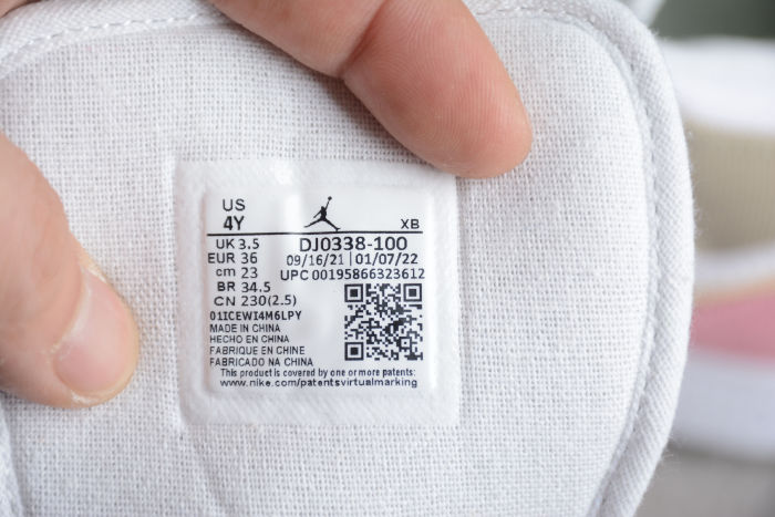 Jordan Air 1 Mid Retro Pink White Brown