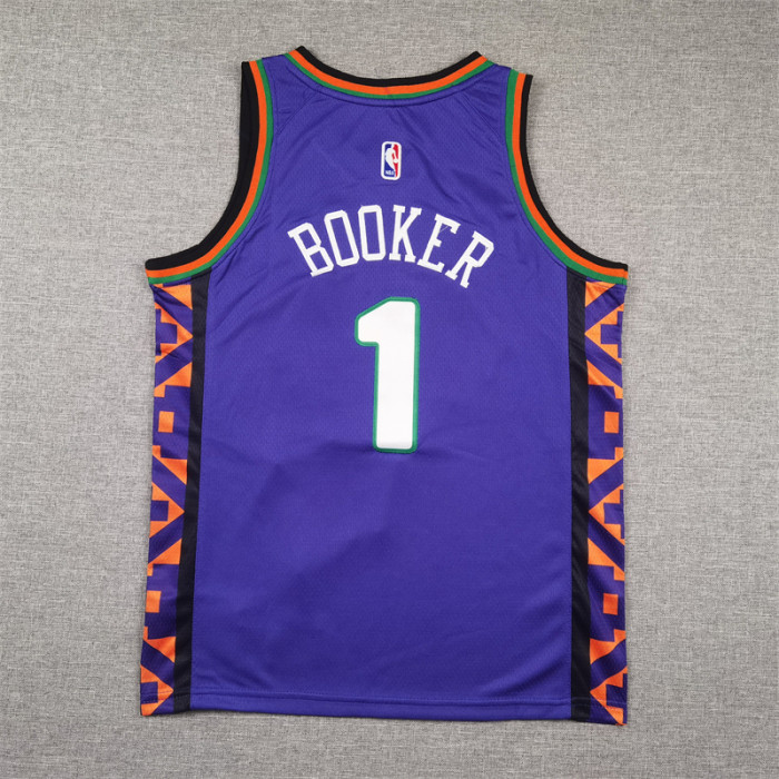 Phoenix Suns Kids Jersey City Edition 24/25 NO.1 BOOKER