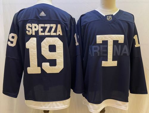 Toronto Maple Leafs Jersey Retro Blue 2022 NO.19 SPEZZA
