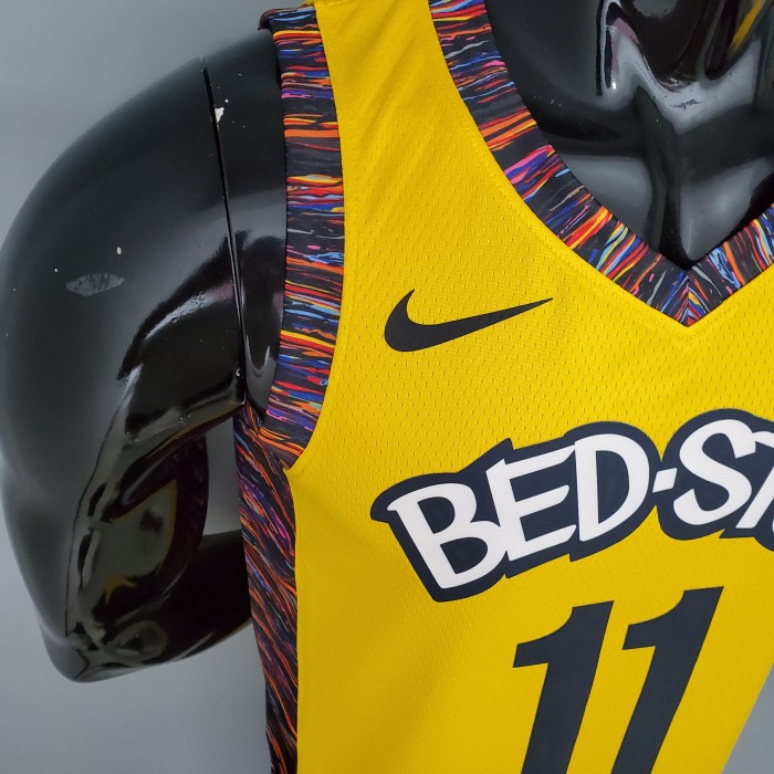 Kyrie Irving Brooklyn Nets Commemorative Edition Swingman Jersey Yellow