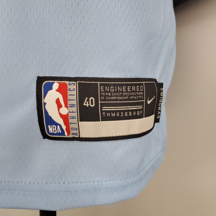 Ja Morant Memphis Grizzlies City Edition Swingman Jersey Light Blue