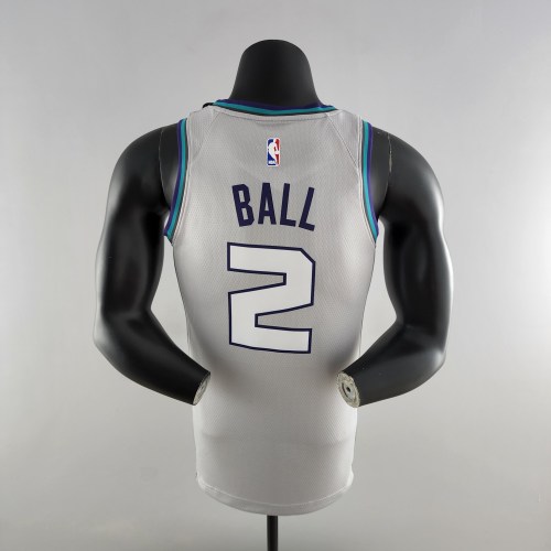 LaMelo Ball Charlotte Hornets Swingman Jersey Grey 2019