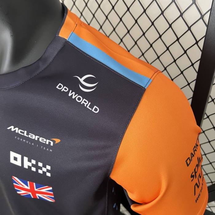 McLaren Polo Shirt Black NO.4 NORRIS