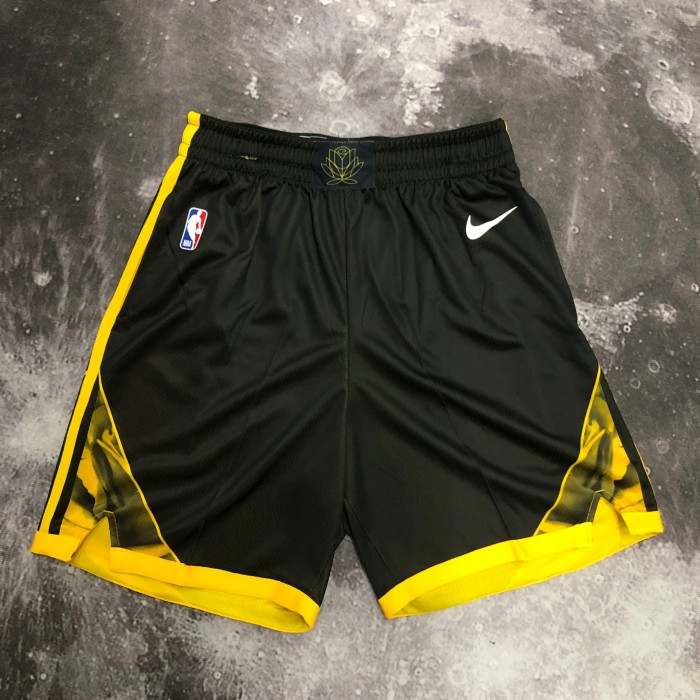 Golden State  Black Basketball Shorts City Edition 23seasom