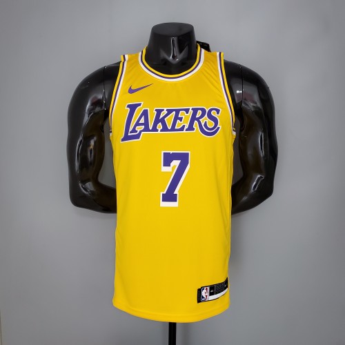 Carmelo Anthony Los Angeles Lakers 2020/21 Swingman Jersey Yellow