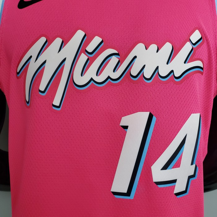 Tyler Herro Miami Heat Swingman Jersey Pink