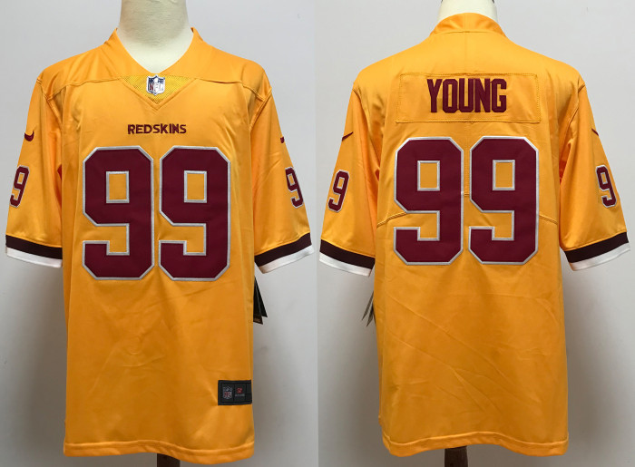 Washington Redskins Jersey Yellow NO.99 YOUNG