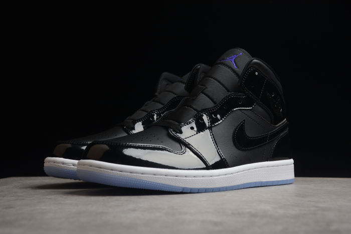 Air Jordan 1 Mid GS Deep Black