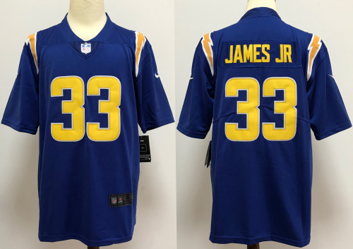 Los Angeles Chargers Alternate Jersey Blue NO.33 JAMES JR