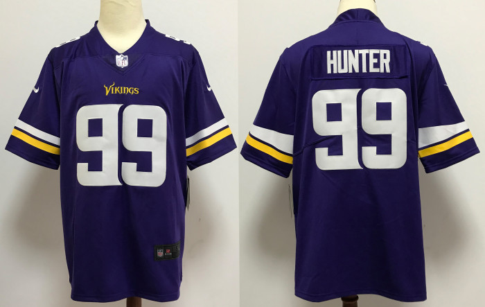 Minnesota Vikings Alternate Jersey Purple NO.99 HUNTER