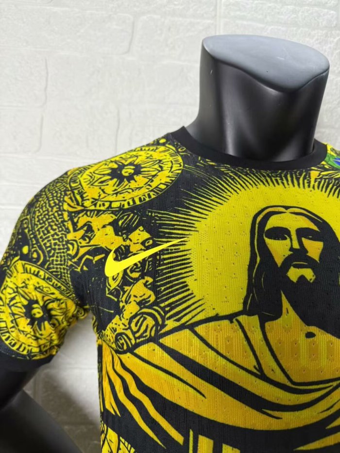 Brazil Yellow Special Edition Player Version Man Jersey