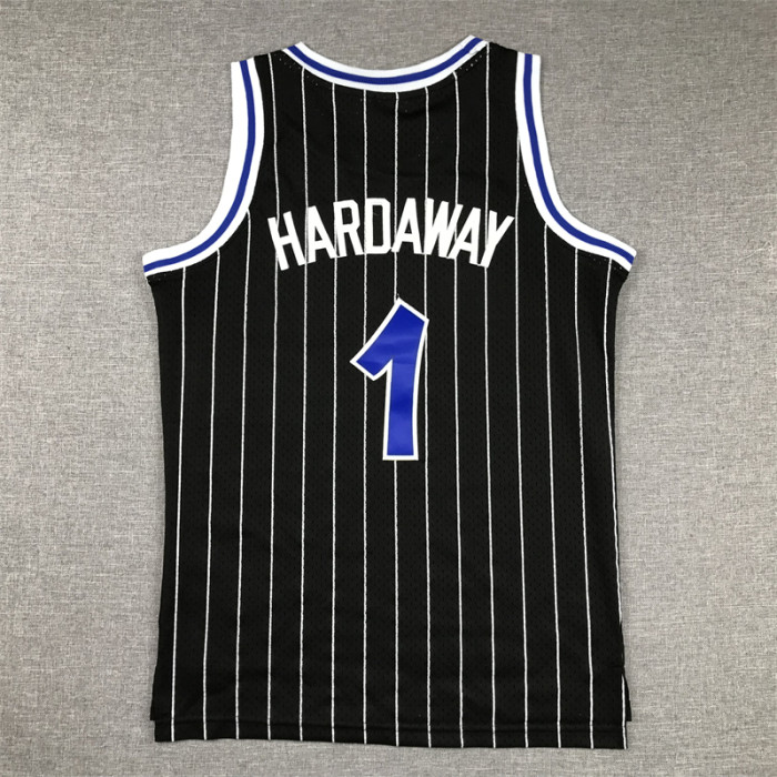 Orlando Magic Kids Jersey Black Stripes Reprint Edition 03/04 NO.1 HARDAWAY