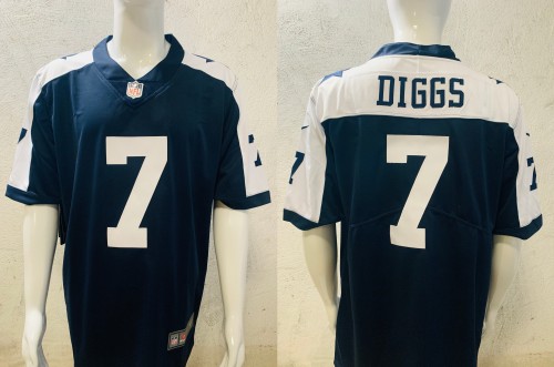 Dallas Cowboys Jersey Navy Throwback NO.7 DIGGS