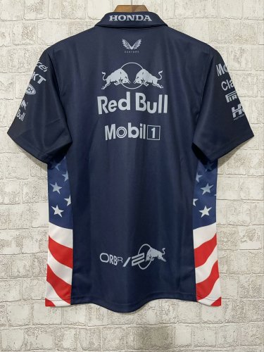 Oracle Red Bull Racing Polo Shirt Blue NO Number