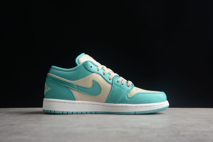 Air Jordan 1 Low Tropical Teal Sandy Beige DC0774 131
