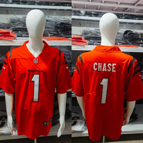 Cincinnati Bengals Jersey Orange NO.1 CHASE