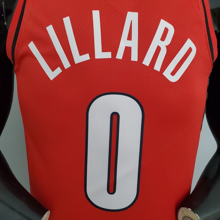 Damian Lillard Portland Trail Blazers Swingman Jersey Red