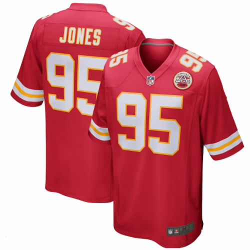 Kansas City Chiefs Jersey Red NO.95 JONES
