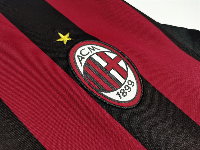 AC Milan Home Long Sleeve Retro Jersey 2009/10