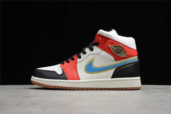 Air Jordan 1 Mid SE DC1426-100 Sail/Photo Blue