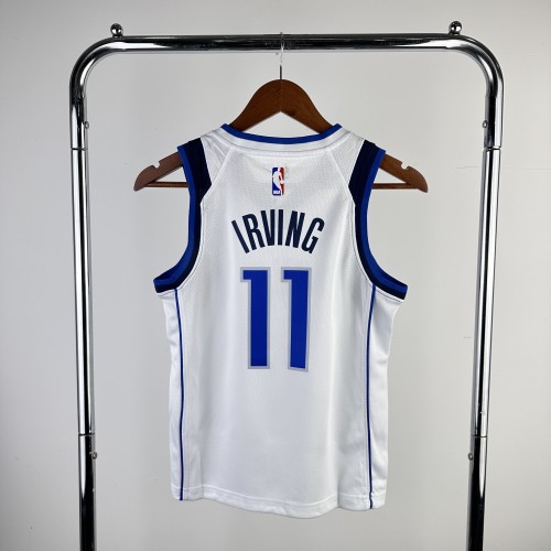 Dallas Mavericks Kids Jersey White City Edition 22/23 No.11 IRVING