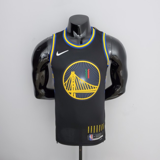 Klay Thompson Golden State Warriors 75th Anniversary Swingman Jersey Mexico Edition Black