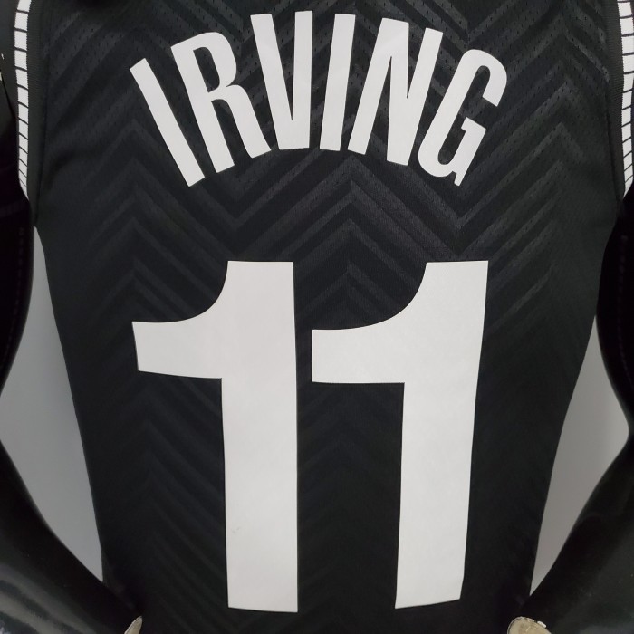 Kyrie Irving Brooklyn Nets Bonus Edition Swingman Jersey Black