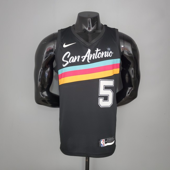 Dejounte Murray San Antonio Spurs City Edition Swingman Jersey Black