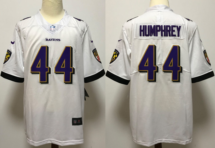 Baltimore Ravens Jersey White NO.44 HUMPHREY