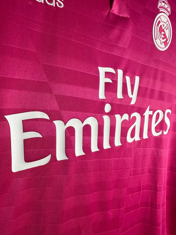 Real Madrid Away Long Sleeve Retro Jersey 2014/15