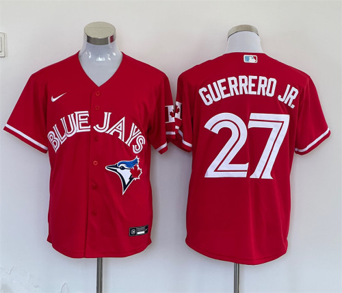 Toronto Blue Jays Jersey Red Fan Version NO.27 GUERRERO JR.