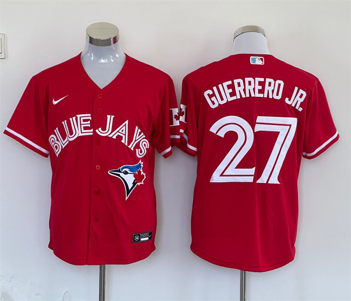 Toronto Blue Jays Jersey Red Fan Version NO.27 GUERRERO JR.