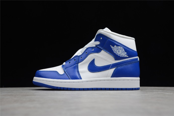 Jordan Air Jordan 1 Mid Kentucky Blue Sneakers - Farfetch