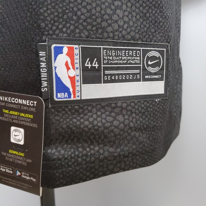 Retro Kobe Bryant #8 & #24 Swingman Jersey Black