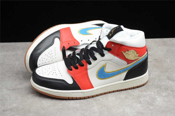 Air Jordan 1 Mid SE DC1426-100 Sail/Photo Blue