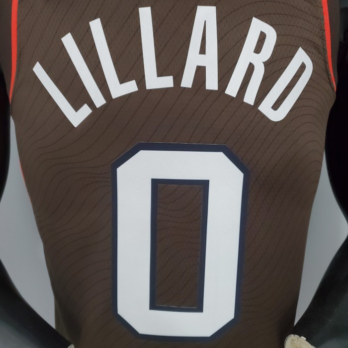 Damian Lillard Portland Trail Blazers Swingman Jersey Brown