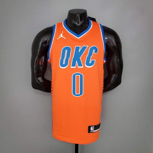 Russell Westbrook Oklahoma City Thunder Swingman Jersey Blue