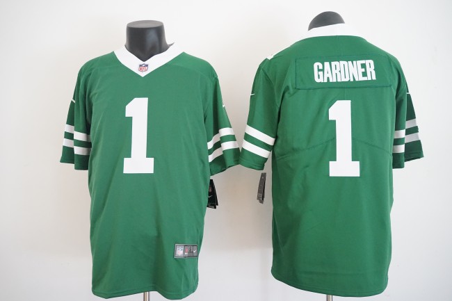 New York Jets Jersey Green 2024 NO.1 GARDNER