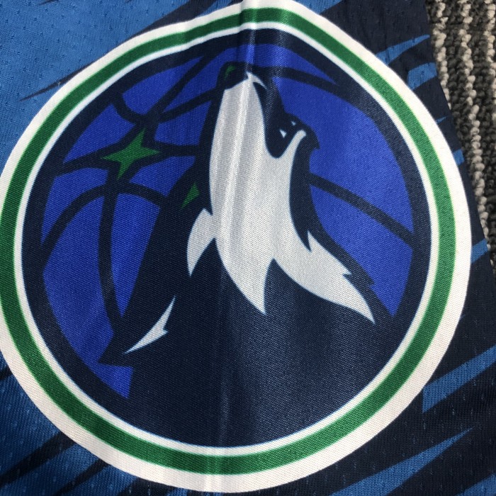Minnesota Timberwolves Blue Shorts2022 City Edition