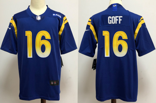 Los Angeles Rams Jerseys Blue NO.16 GOFF